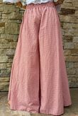 Arbi Gingham Palazzo Pant Indian Red